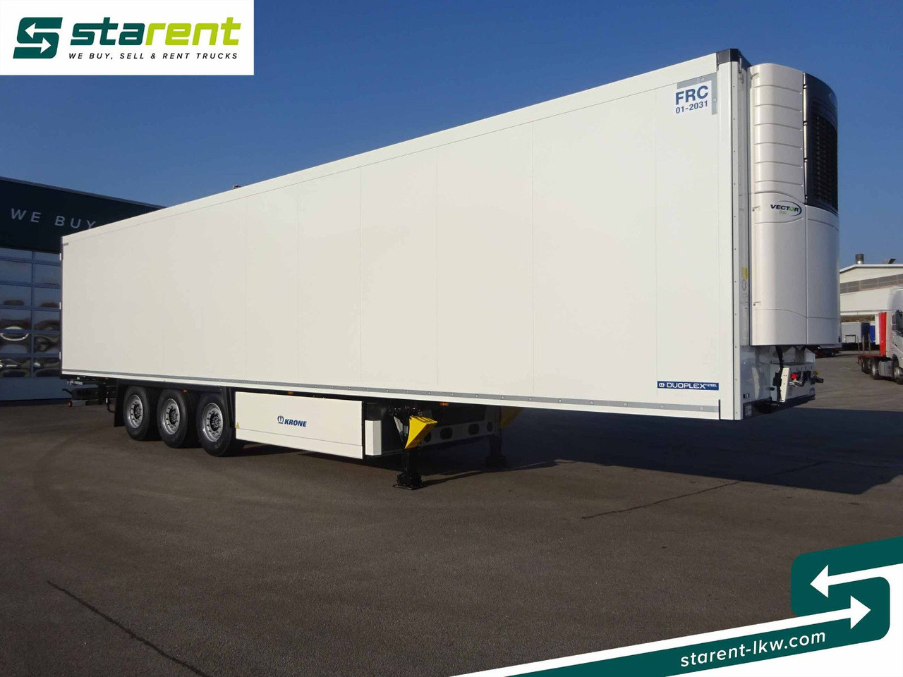 Krone Thermotrailer Carrier Vector 1550, Zurrleisten - Semi-remorque frigorifique: photos 3 Krone Thermotrailer Carrier Vector 1550, Zurrleisten - Semi-remorque frigorifique: photos 3
