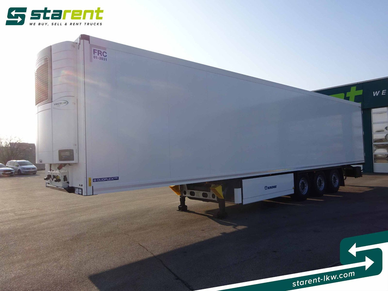 Krone Thermotrailer Carrier Vector 1550, Zurrleisten - Semi-remorque fourgon: photos 1 Krone Thermotrailer Carrier Vector 1550, Zurrleisten - Semi-remorque fourgon: photos 1