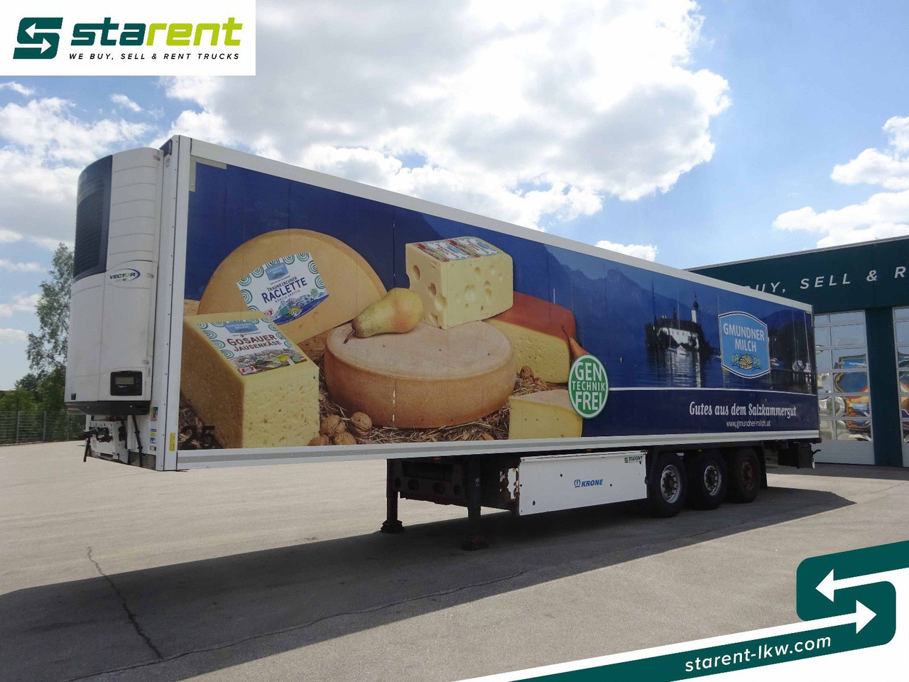 Krone Thermotrailer, Carrier Vector 1950 MT°, 3 Zonen - Semi-remorque fourgon: photos 1 Krone Thermotrailer, Carrier Vector 1950 MT°, 3 Zonen - Semi-remorque fourgon: photos 1