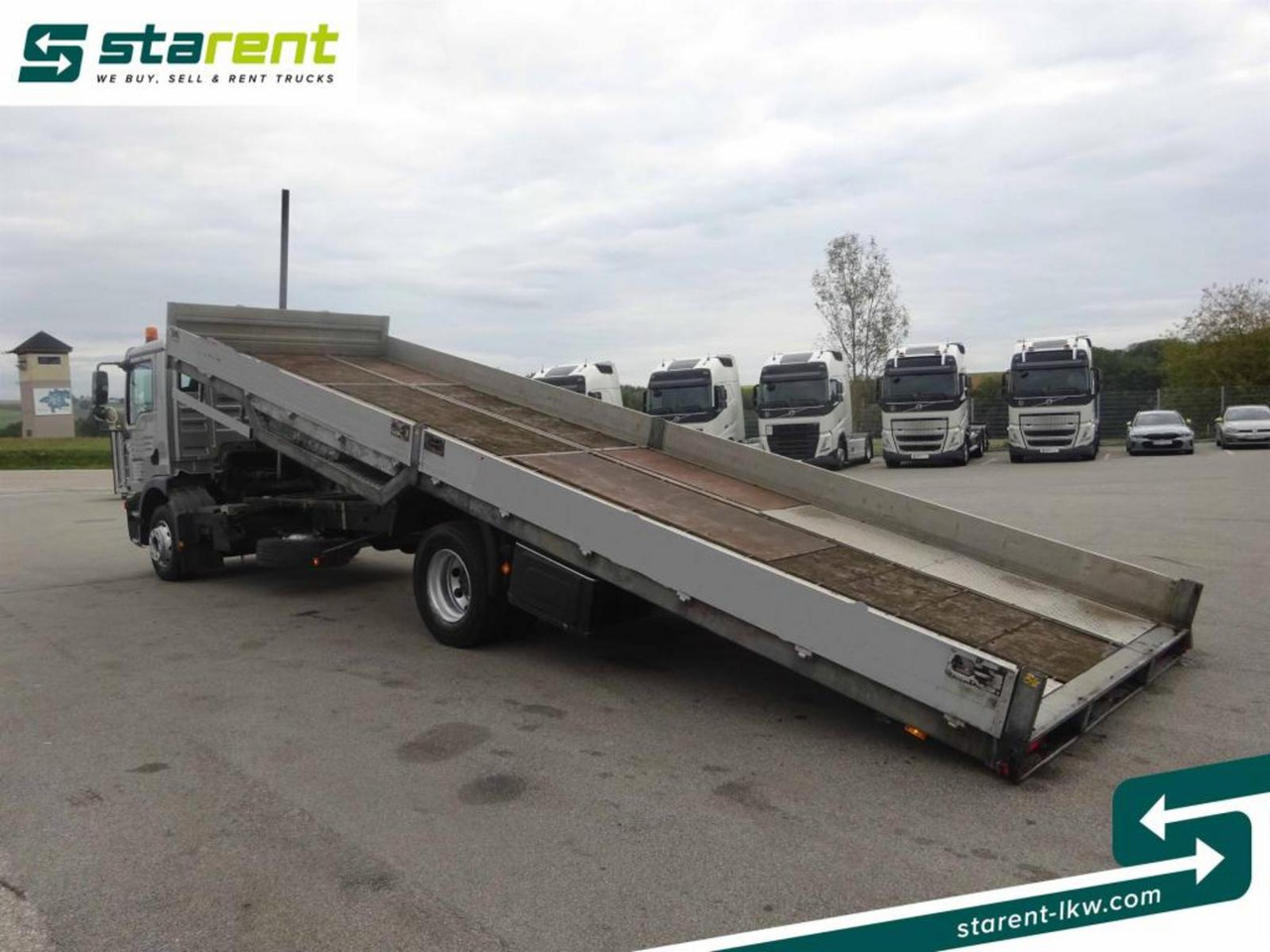 MAN TGM 12.280, Fahrzeugtransporter, kippbar - Camion porte-voitures: photos 5 MAN TGM 12.280, Fahrzeugtransporter, kippbar - Camion porte-voitures: photos 5