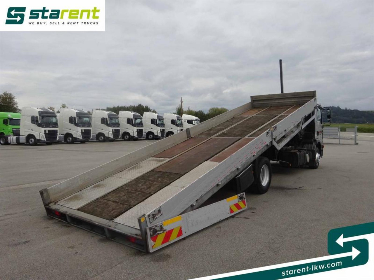 MAN TGM 12.280, Fahrzeugtransporter, kippbar - Camion porte-voitures: photos 3 MAN TGM 12.280, Fahrzeugtransporter, kippbar - Camion porte-voitures: photos 3