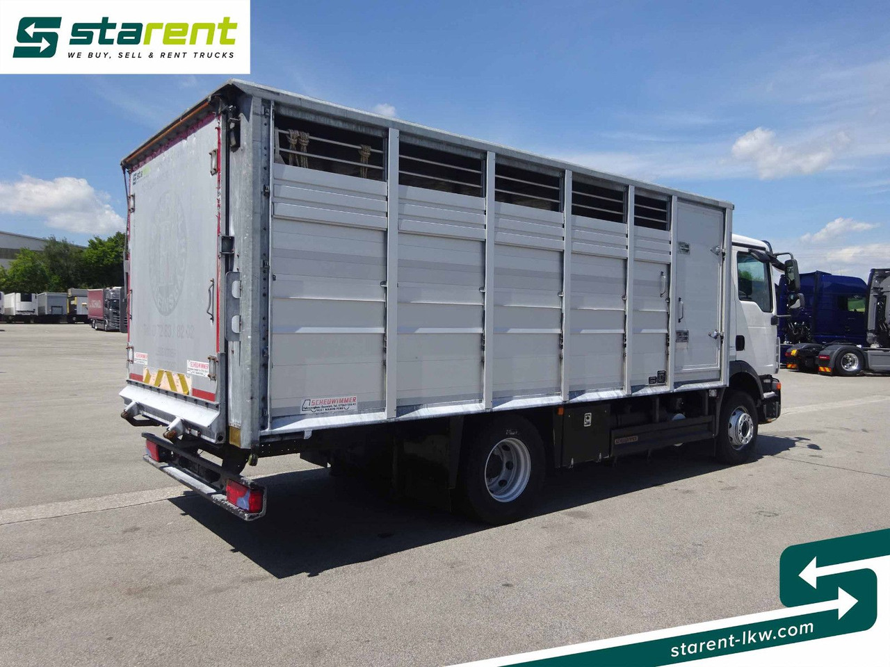 MAN TGM 15.290 Viehtransporter, Scheuwimmer Aufbau - Camion chevaux: photos 5 MAN TGM 15.290 Viehtransporter, Scheuwimmer Aufbau - Camion chevaux: photos 5