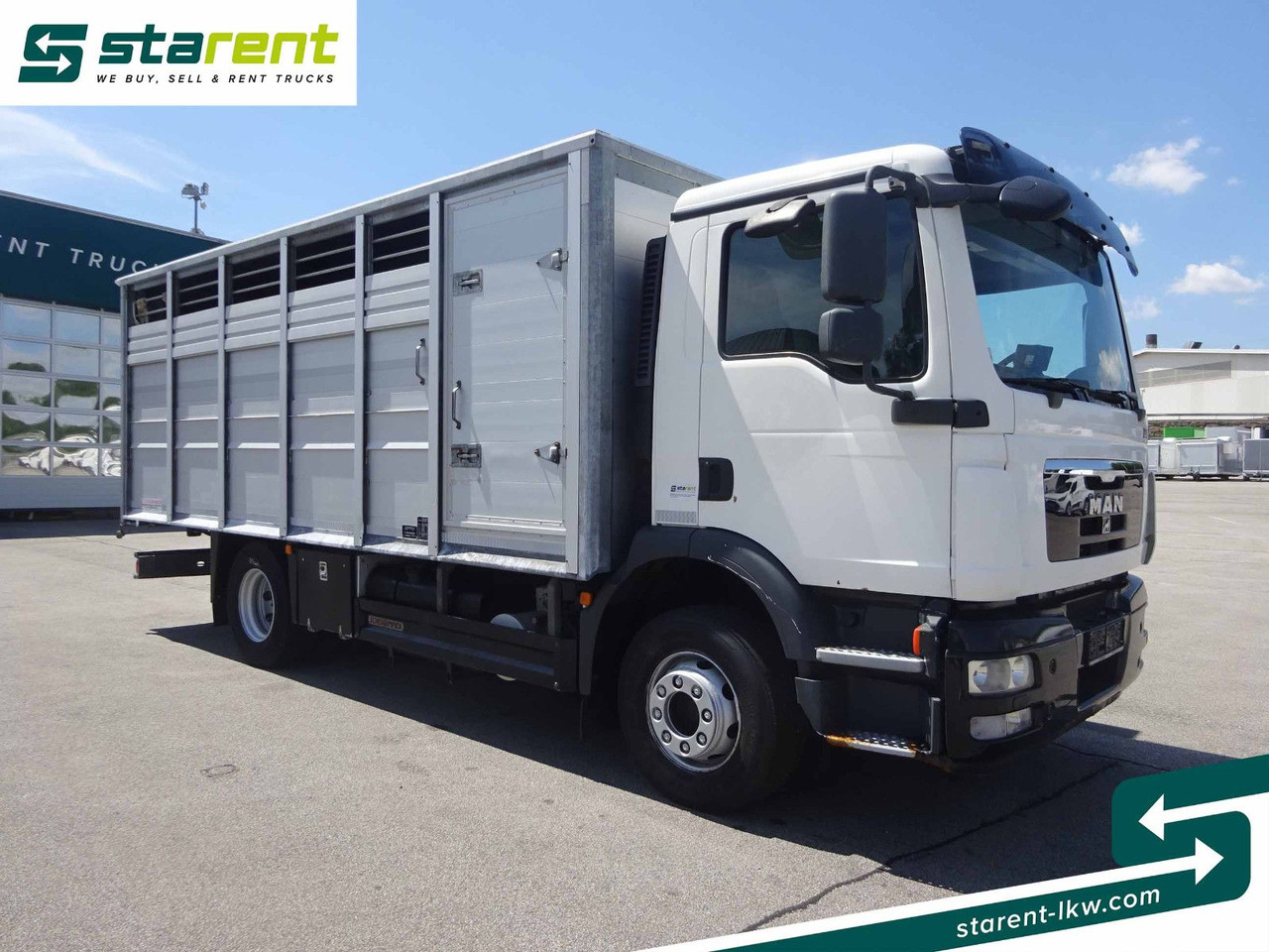 MAN TGM 15.290 Viehtransporter, Scheuwimmer Aufbau - Camion chevaux: photos 3 MAN TGM 15.290 Viehtransporter, Scheuwimmer Aufbau - Camion chevaux: photos 3