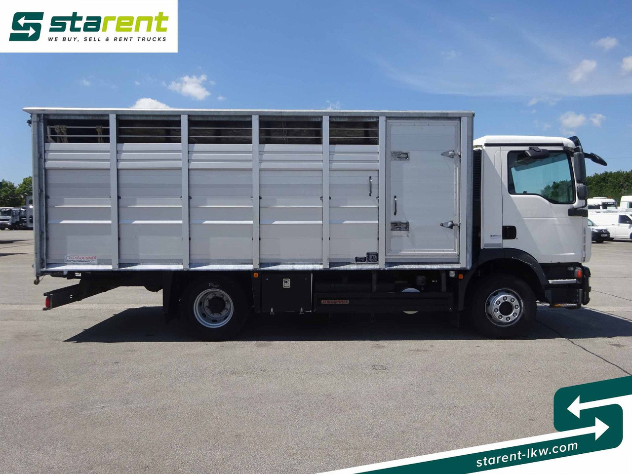 MAN TGM 15.290 Viehtransporter, Scheuwimmer Aufbau - Camion chevaux: photos 4 MAN TGM 15.290 Viehtransporter, Scheuwimmer Aufbau - Camion chevaux: photos 4