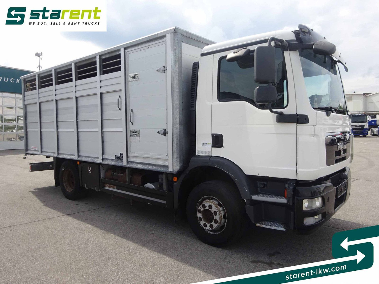 MAN TGM 15.290 Viehtransporter, Scheuwimmer Aufbau - Camion chevaux: photos 3 MAN TGM 15.290 Viehtransporter, Scheuwimmer Aufbau - Camion chevaux: photos 3