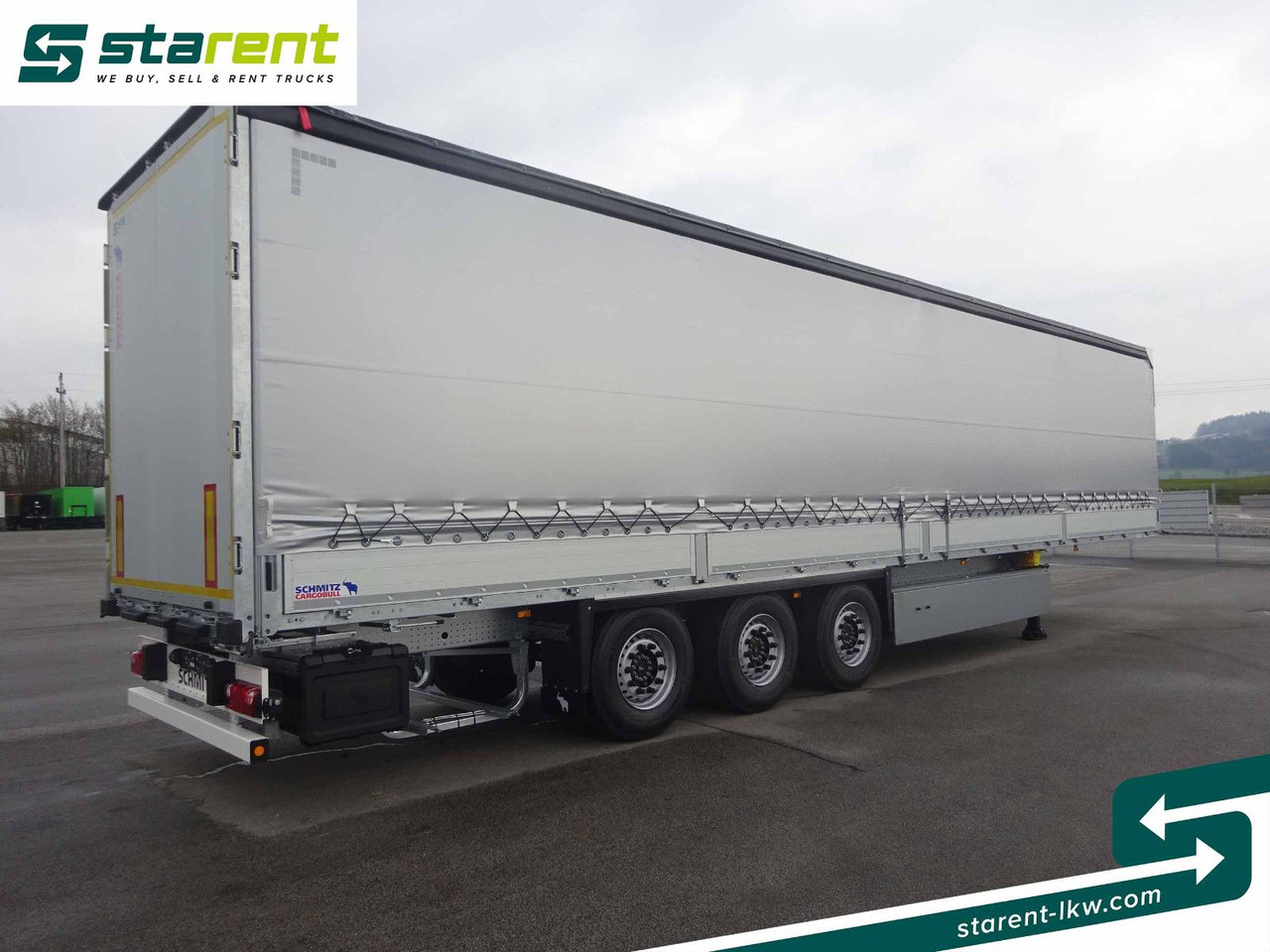 Schmitz Cargobull Tautliner, Bordwand 60cm, Hubdach, Liftachse - Semi-remorque rideaux coulissants: photos 5 Schmitz Cargobull Tautliner, Bordwand 60cm, Hubdach, Liftachse - Semi-remorque rideaux coulissants: photos 5