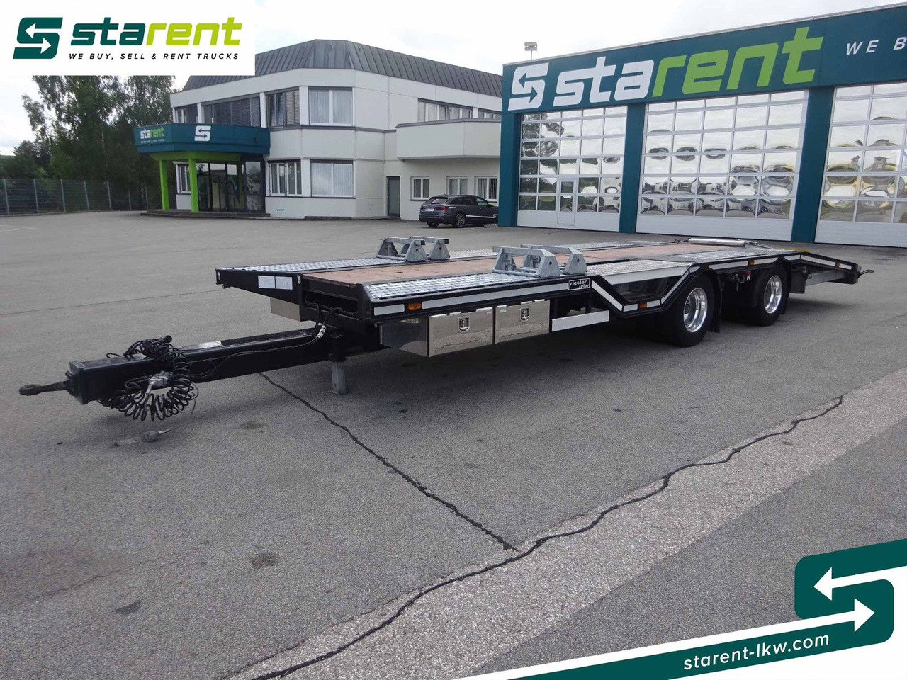 Ziegler Starrdeichselanhänger ZA20, Alufelgen - Remorque porte-voitures: photos 1 Ziegler Starrdeichselanhänger ZA20, Alufelgen - Remorque porte-voitures: photos 1