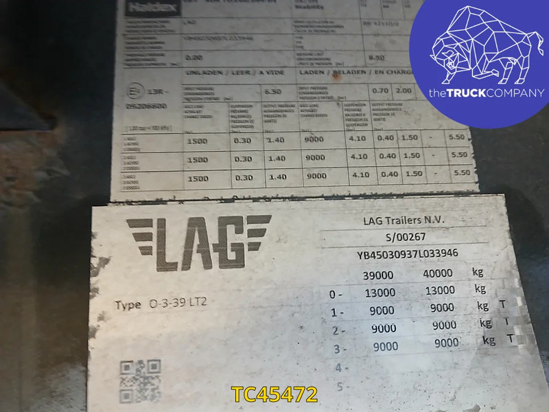 Semi-remorque plateau LAG: photos 7 Semi-remorque plateau LAG: photos 7