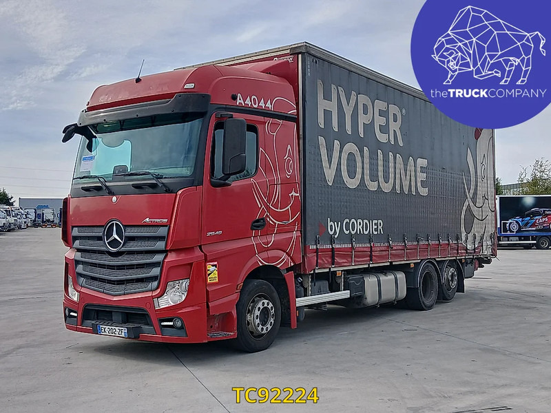 Mercedes-Benz Actros 2548 - Camion à rideaux coulissants: photos 1 Mercedes-Benz Actros 2548 - Camion à rideaux coulissants: photos 1