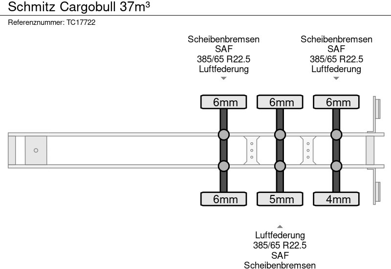 Schmitz Cargobull 37m³ - Semi-remorque benne: photos 5 Schmitz Cargobull 37m³ - Semi-remorque benne: photos 5