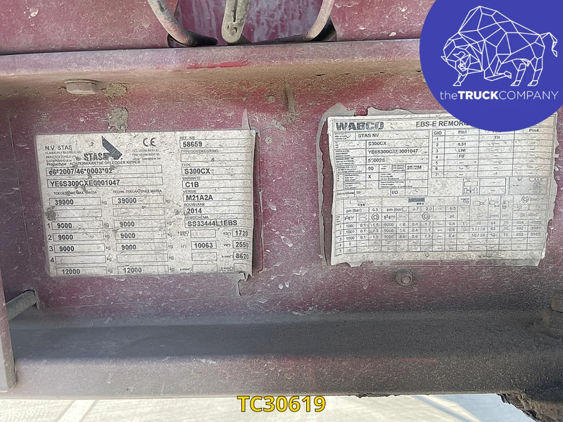 Semi-remorque benne Stas 28m3 geïsolleerd Insulated: photos 11 Semi-remorque benne Stas 28m3 geïsolleerd Insulated: photos 11