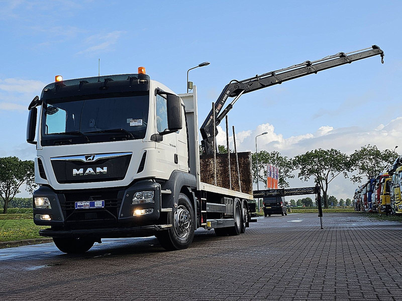 MAN 26.460 TGS HIAB X-HIDUO 188-B3 - Camion plateau, Camion grue: photos 1 MAN 26.460 TGS HIAB X-HIDUO 188-B3 - Camion plateau, Camion grue: photos 1