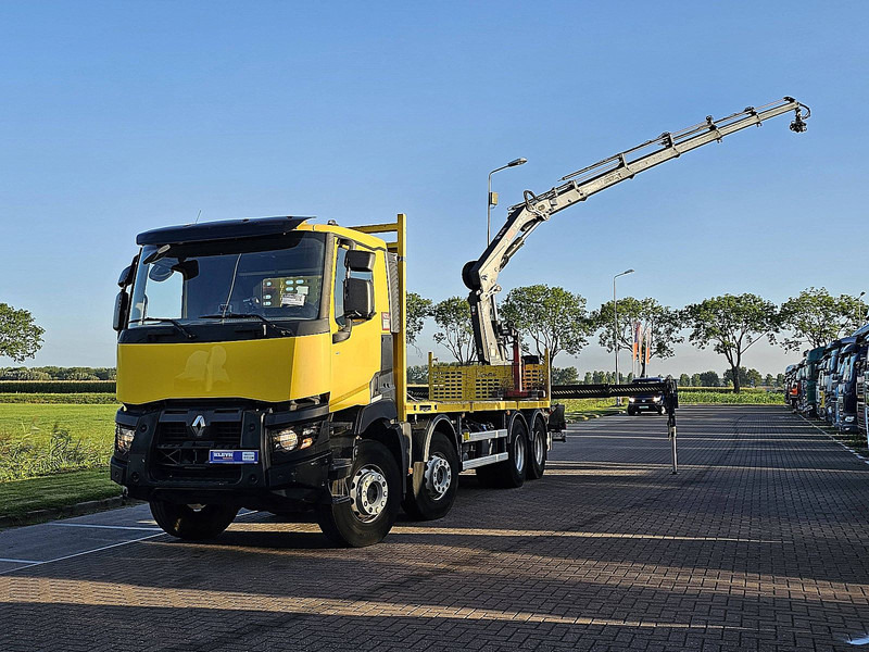 Renault K 430 HIAB 232ES-5 - Camion plateau, Camion grue: photos 2 Renault K 430 HIAB 232ES-5 - Camion plateau, Camion grue: photos 2