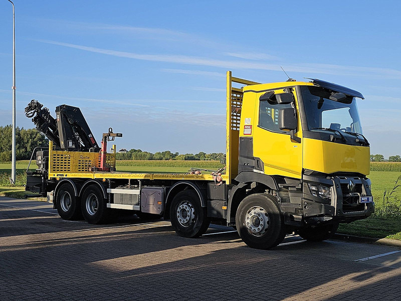Renault K 430 HIAB 232ES-5 - Camion plateau, Camion grue: photos 5 Renault K 430 HIAB 232ES-5 - Camion plateau, Camion grue: photos 5