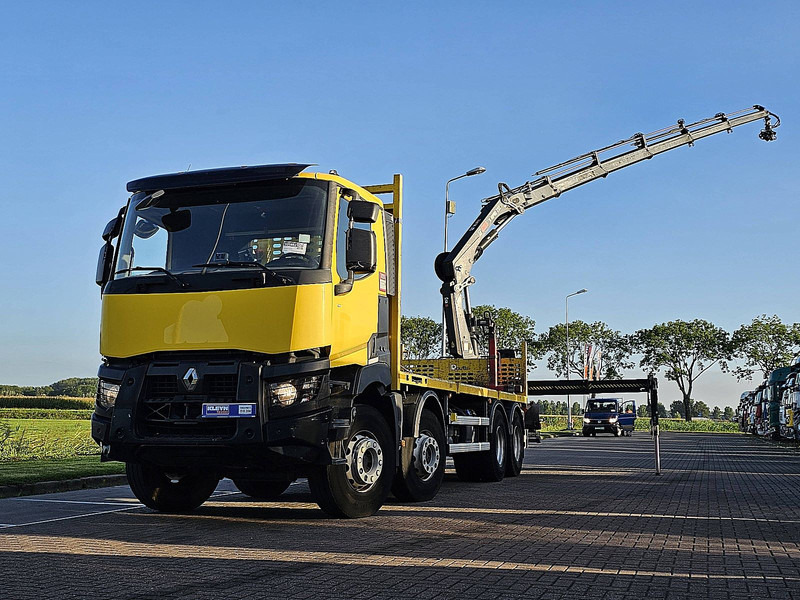 Renault K 430 HIAB 232ES-5 - Camion plateau, Camion grue: photos 1 Renault K 430 HIAB 232ES-5 - Camion plateau, Camion grue: photos 1