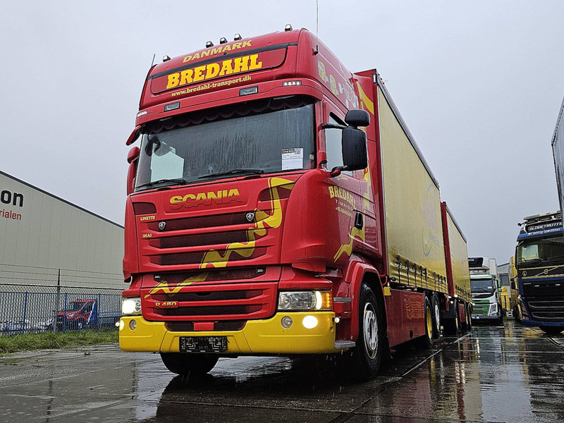 Scania R450 TL 6X2 RETARDER - Camion à rideaux coulissants: photos 1 Scania R450 TL 6X2 RETARDER - Camion à rideaux coulissants: photos 1