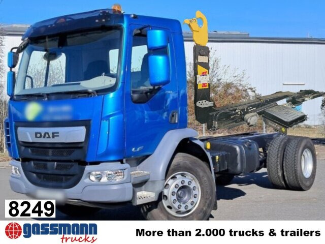 DAF LF 290 FA 4x2, Nebenantrieb, Navi, Abrollanlage - Camion ampliroll: photos 1 DAF LF 290 FA 4x2, Nebenantrieb, Navi, Abrollanlage - Camion ampliroll: photos 1