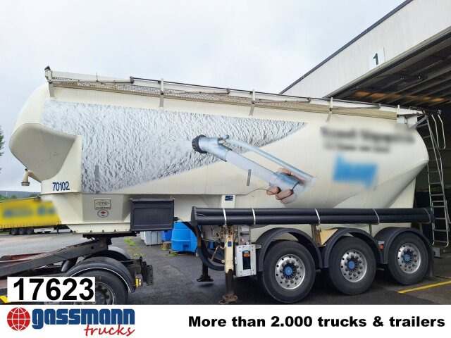 Feldbinder EUT 38.3-3, Liftachse, 3 Kammern, ca. 38.000l - Citerne pulvérulente: photos 1 Feldbinder EUT 38.3-3, Liftachse, 3 Kammern, ca. 38.000l - Citerne pulvérulente: photos 1