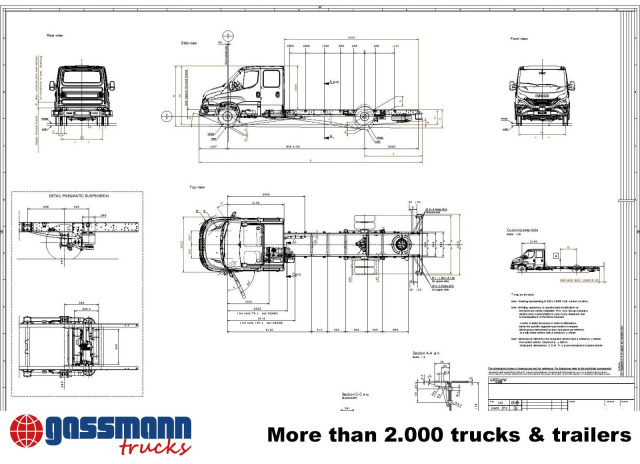 Iveco Daily 72C18H/P DK 4x2, Nebenantrieb - Châssis cabine: photos 5 Iveco Daily 72C18H/P DK 4x2, Nebenantrieb - Châssis cabine: photos 5