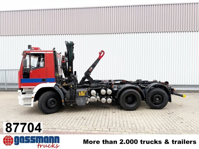 Iveco EuroTech 240E38 6x2-4, Lift-/Lenkachse, - Camion ampliroll, Camion grue: photos 1 Iveco EuroTech 240E38 6x2-4, Lift-/Lenkachse, - Camion ampliroll, Camion grue: photos 1