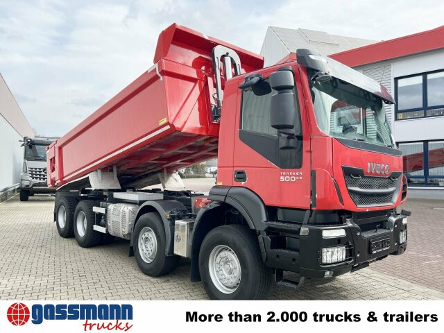 Camion benne Iveco Trakker AD410T50 8x4, Stahlmulde ca. 16m³,: photos 9