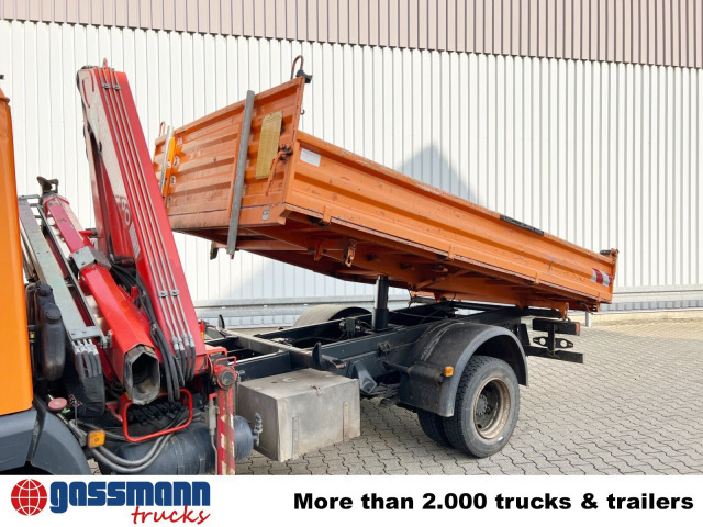 MAN 8.163 4x2 BB mit Kran Fassi F60A.23 - Camion benne, Camion grue: photos 2 MAN 8.163 4x2 BB mit Kran Fassi F60A.23 - Camion benne, Camion grue: photos 2