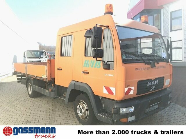 Camion plateau MAN LE 8.185 LC Doka 4x2 BB, 2x AHK: photos 9