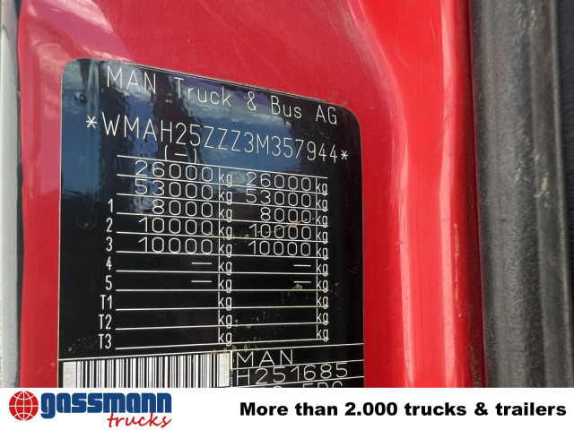 MAN TGA 26.363/410 6x4 BB, 2-S-Alukipper - Camion benne, Camion grue: photos 2 MAN TGA 26.363/410 6x4 BB, 2-S-Alukipper - Camion benne, Camion grue: photos 2