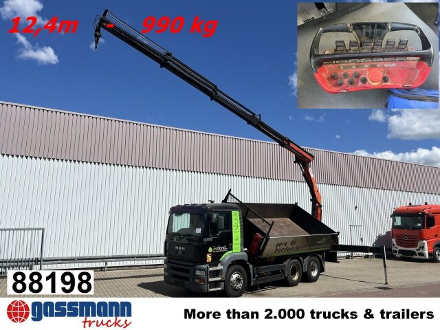 MAN TGA 26.363 6x4 BB, PK 16502 C Kran, absattelbar, - Camion benne, Camion grue: photos 1 MAN TGA 26.363 6x4 BB, PK 16502 C Kran, absattelbar, - Camion benne, Camion grue: photos 1
