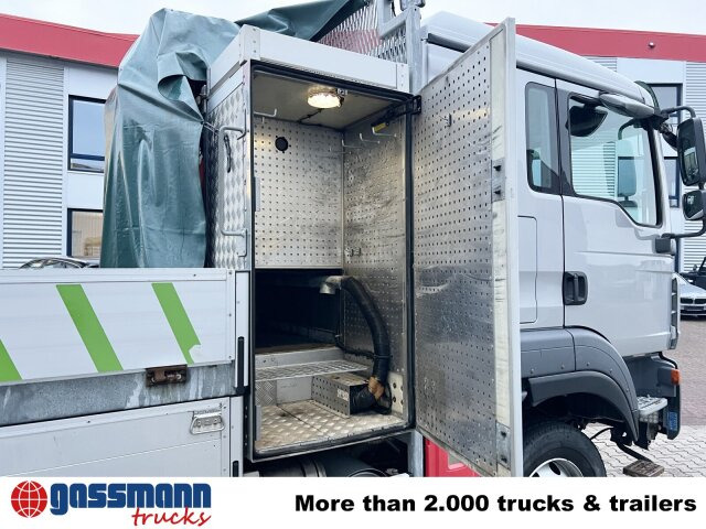 MAN TGM 13/15.290 4X4 BL, Seilwinde - Camion plateau: photos 4 MAN TGM 13/15.290 4X4 BL, Seilwinde - Camion plateau: photos 4