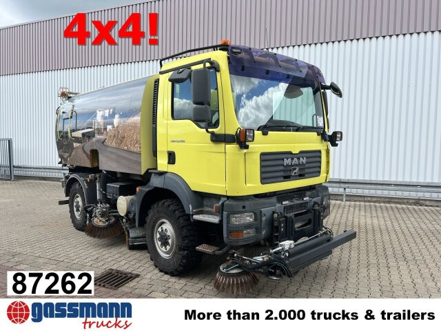 MAN TGM 13.280 4X4 BL, Kehhrmaschine Nothelfer Kobit - Balayeuse de voirie: photos 1 MAN TGM 13.280 4X4 BL, Kehhrmaschine Nothelfer Kobit - Balayeuse de voirie: photos 1