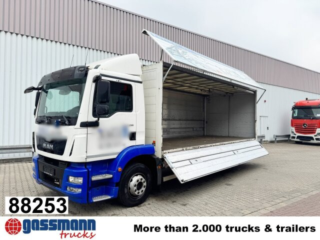 MAN TGM 15.250 4x2 LL, Getränkekoffer, Navi - Camion fourgon: photos 1 MAN TGM 15.250 4x2 LL, Getränkekoffer, Navi - Camion fourgon: photos 1