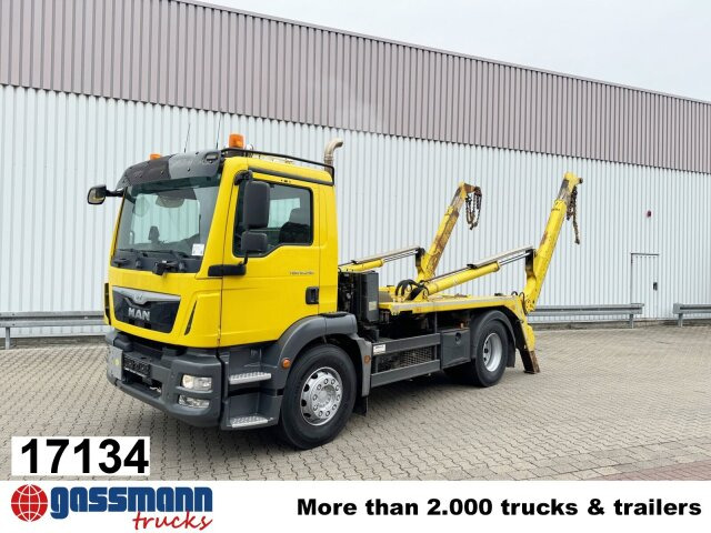 MAN TGM 18.290 4x2 BL, Meiller Teleabsetzkipper, - Camion multibenne: photos 1 MAN TGM 18.290 4x2 BL, Meiller Teleabsetzkipper, - Camion multibenne: photos 1