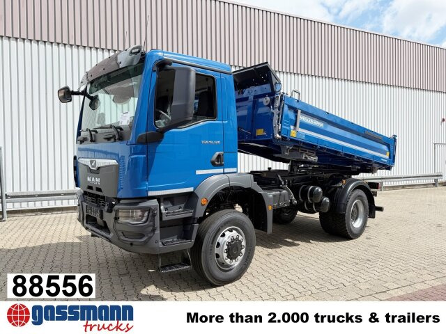 MAN TGM 18.320 4x4 BB CH, Navi, Meiller Trigenius - Camion benne: photos 1 MAN TGM 18.320 4x4 BB CH, Navi, Meiller Trigenius - Camion benne: photos 1