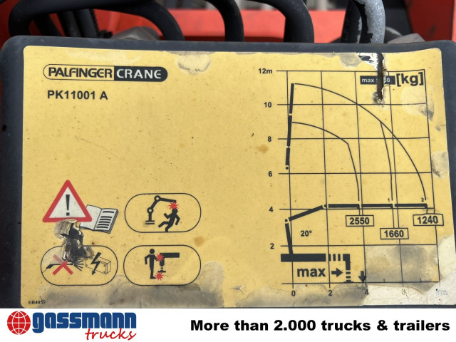 MAN TGM 26.340 6X2-4 LL, Lenk-/Liftachse, Heckkran - Camion plateau, Camion grue: photos 2 MAN TGM 26.340 6X2-4 LL, Lenk-/Liftachse, Heckkran - Camion plateau, Camion grue: photos 2