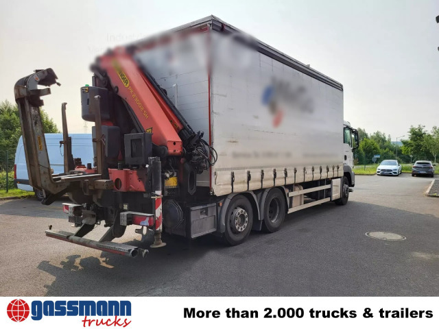 MAN TGS 26.400 6x2-4 LL, Lenk-/Lift, Edscha, - Camion plateau, Camion grue: photos 2 MAN TGS 26.400 6x2-4 LL, Lenk-/Lift, Edscha, - Camion plateau, Camion grue: photos 2