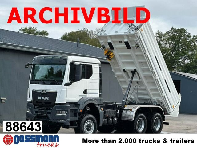 MAN TGS 26.470 6x6 BB, Hohe Bauart, Bordmatik - Camion benne: photos 1 MAN TGS 26.470 6x6 BB, Hohe Bauart, Bordmatik - Camion benne: photos 1