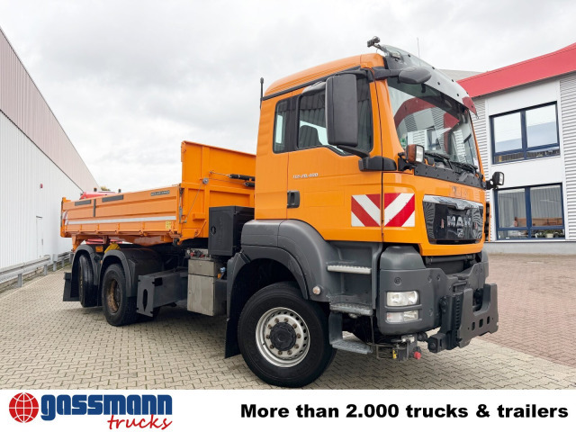 Camion benne MAN TGS 28.400 6x4-4 BL, EEV, Lenk-/Liftachse,: photos 10