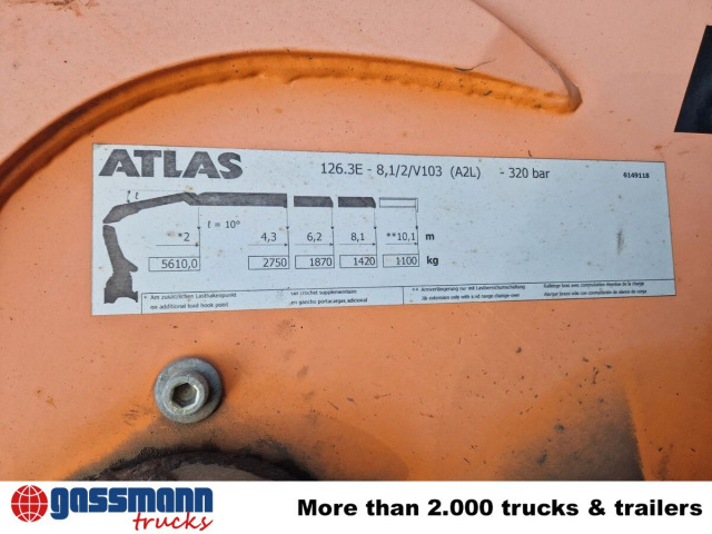 MAN TGS 28.440 BL/6x2/4, Atlas Kran VDL - Camion ampliroll, Camion grue: photos 3 MAN TGS 28.440 BL/6x2/4, Atlas Kran VDL - Camion ampliroll, Camion grue: photos 3