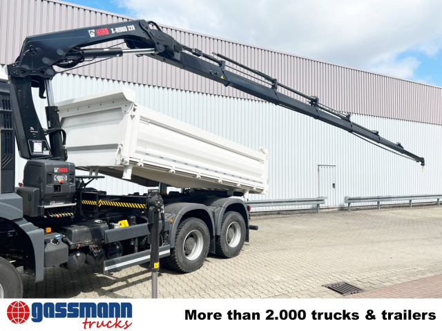 MAN TGS 33.430 6x6 BB CH mit Kran Hiab X-HiDuo 228 - Camion benne, Camion grue: photos 2 MAN TGS 33.430 6x6 BB CH mit Kran Hiab X-HiDuo 228 - Camion benne, Camion grue: photos 2