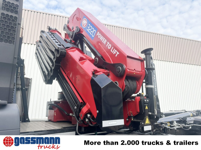 MAN TGS 35.480 8X4 BL, Intarder, Kran HMF 3220-K6, - Camion ampliroll, Camion grue: photos 3 MAN TGS 35.480 8X4 BL, Intarder, Kran HMF 3220-K6, - Camion ampliroll, Camion grue: photos 3