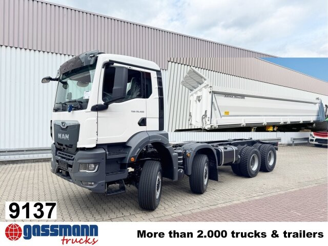 MAN TGS 35.480 8x8 BB CH, Hohe Bauart, Nebenantrieb - Camion benne: photos 1 MAN TGS 35.480 8x8 BB CH, Hohe Bauart, Nebenantrieb - Camion benne: photos 1