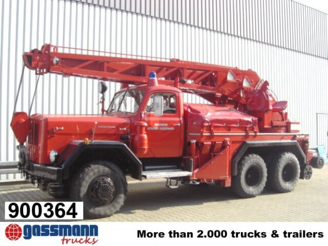 Magirus Deutz Magirus Uranus 250D 22 KW16 - Camion de pompier, Camion grue: photos 1 Magirus Deutz Magirus Uranus 250D 22 KW16 - Camion de pompier, Camion grue: photos 1