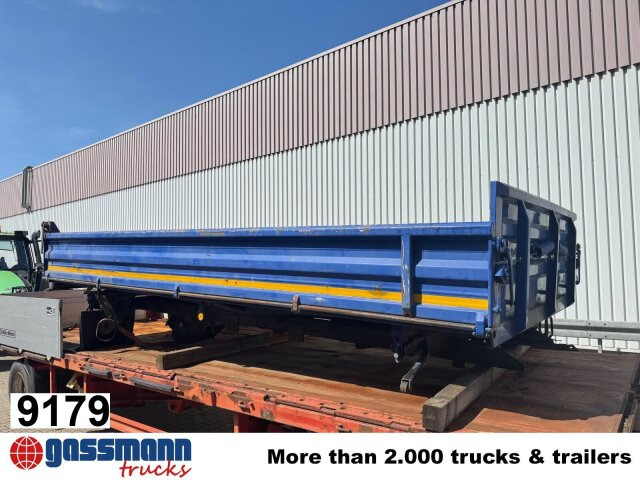 Meiller 3-Seiten-Kippaufbau mit Winde, TOP-Zustand, - Benne pour poids lourds: photos 1 Meiller 3-Seiten-Kippaufbau mit Winde, TOP-Zustand, - Benne pour poids lourds: photos 1