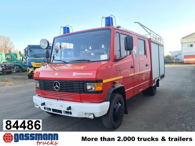 Mercedes-Benz 814 D 4x2 Doka, LF 8/6 - Camion de pompier: photos 1 Mercedes-Benz 814 D 4x2 Doka, LF 8/6 - Camion de pompier: photos 1