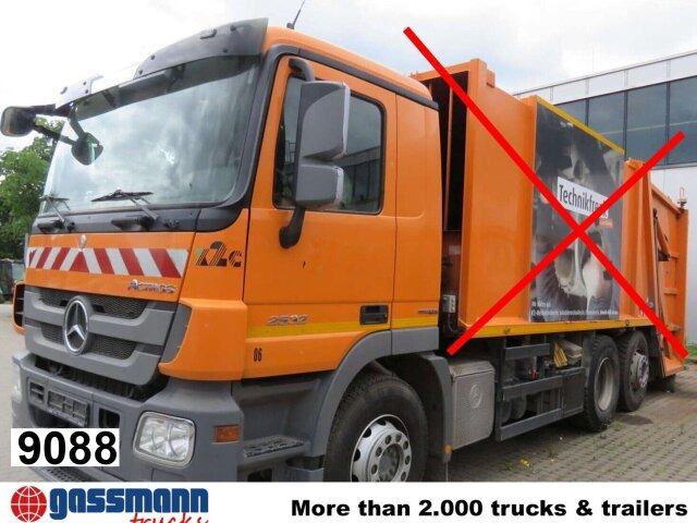 Mercedes-Benz Actros 2532/41 L 6x2, EEV, Lenkachse - Châssis cabine: photos 1 Mercedes-Benz Actros 2532/41 L 6x2, EEV, Lenkachse - Châssis cabine: photos 1