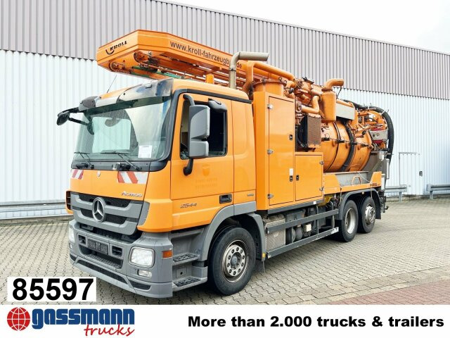 Mercedes-Benz Actros 2544 L 6x2, Lenkachse, Kroll - Balayeuse de voirie: photos 1 Mercedes-Benz Actros 2544 L 6x2, Lenkachse, Kroll - Balayeuse de voirie: photos 1