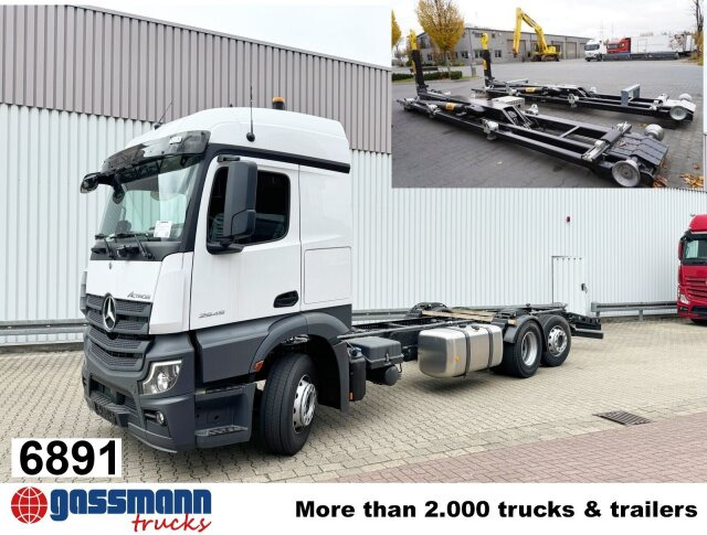 Mercedes-Benz Actros 2545 L 6x2, Lenk-/Liftachse, StreamSpace, - Camion ampliroll: photos 1 Mercedes-Benz Actros 2545 L 6x2, Lenk-/Liftachse, StreamSpace, - Camion ampliroll: photos 1