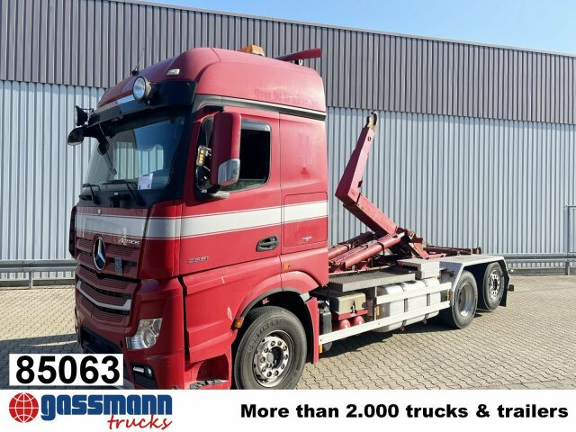 Mercedes-Benz Actros 2551 L 6x2/46, Retarder, Liftachse, - Camion ampliroll: photos 1 Mercedes-Benz Actros 2551 L 6x2/46, Retarder, Liftachse, - Camion ampliroll: photos 1