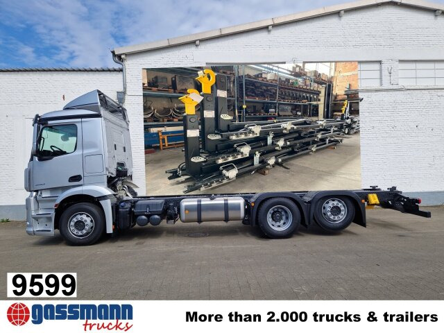 Mercedes-Benz Actros 2553 LL 6x2/46, Retarder, Liftachse, - Camion ampliroll: photos 1 Mercedes-Benz Actros 2553 LL 6x2/46, Retarder, Liftachse, - Camion ampliroll: photos 1
